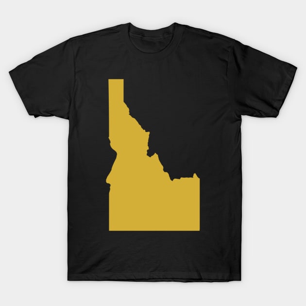 Idaho state map T-Shirt by Wordandart